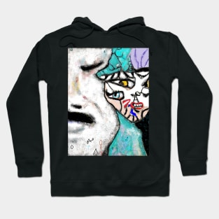 Woman Of Many Faces, Mask Hoodie